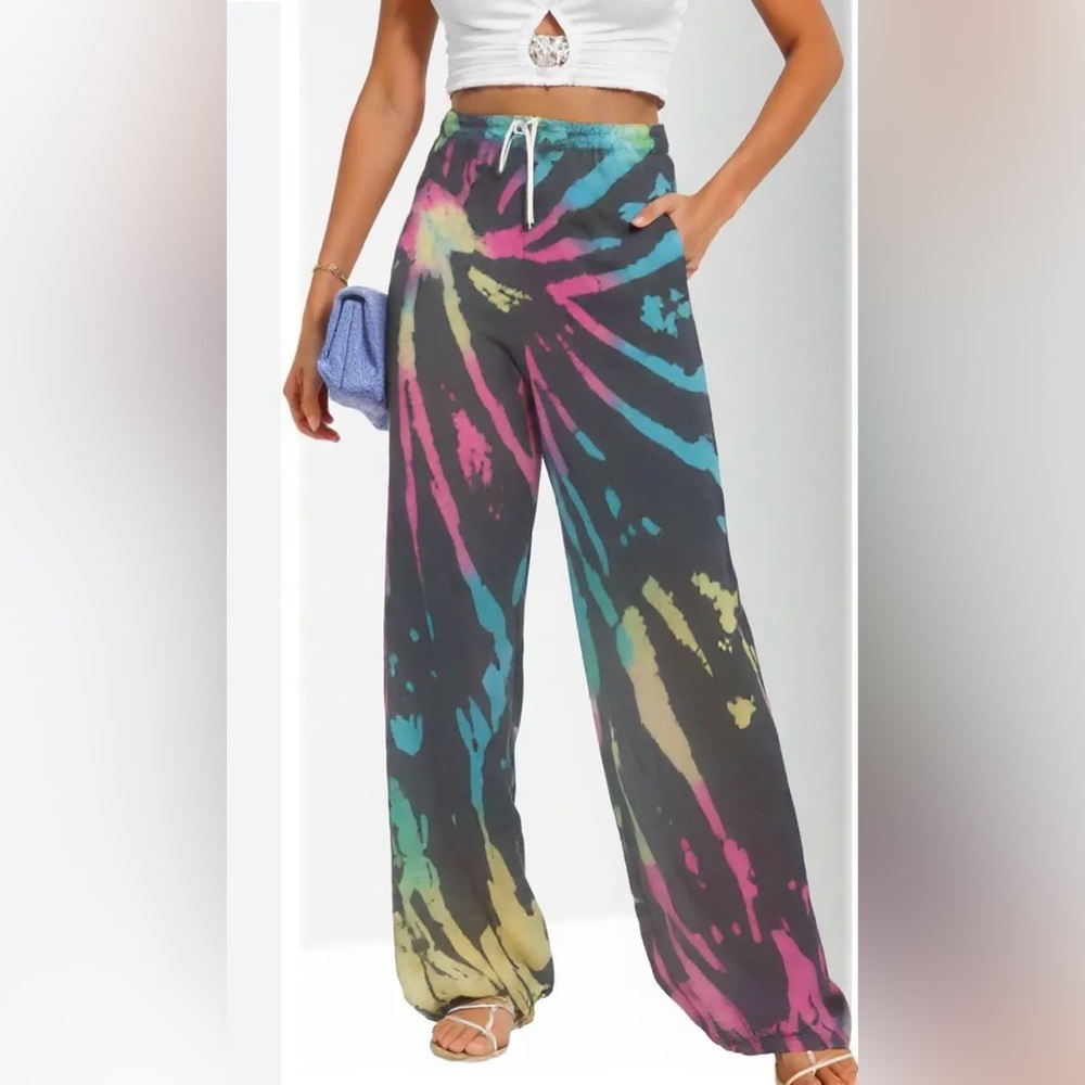 Mixology Colorful Tie-Dye Women’s Joggers